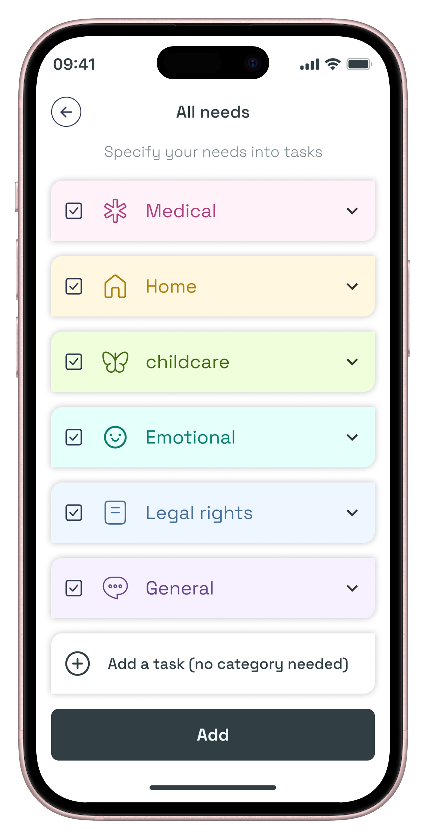 Создание задачи